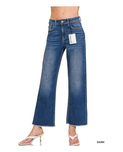 High Waist Straight Leg Jeans